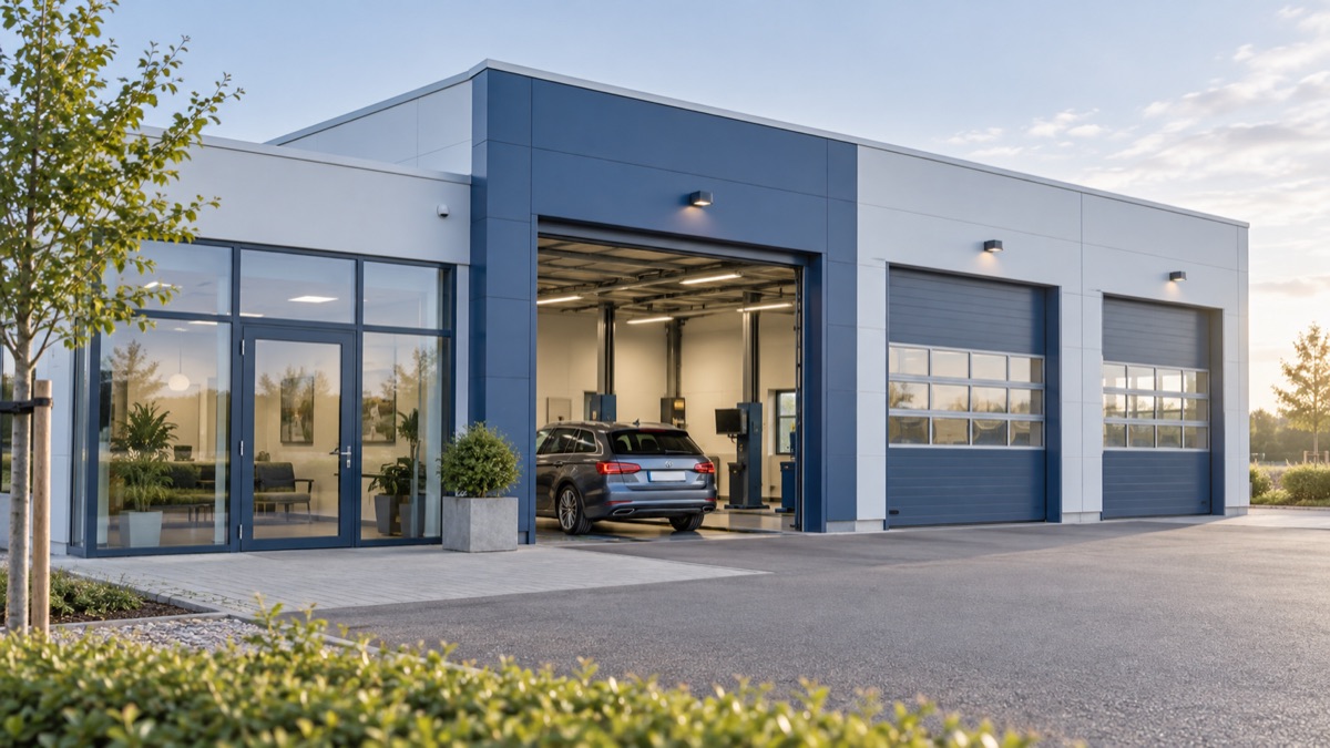 Standardfoto af et autoværksted – Convertible Cars S.m.b.a